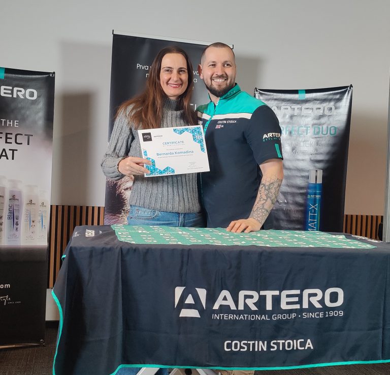 Bernarda prejme certifikat ARTERO